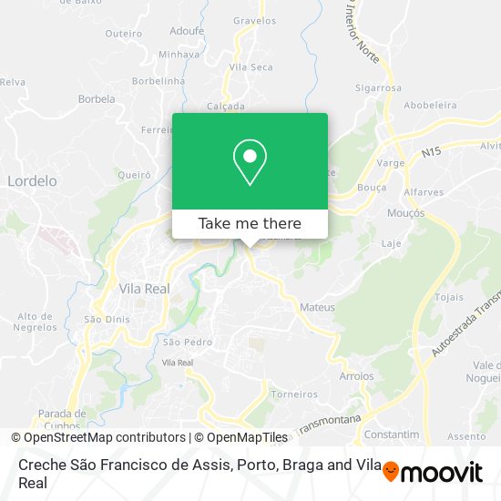 Creche São Francisco de Assis map