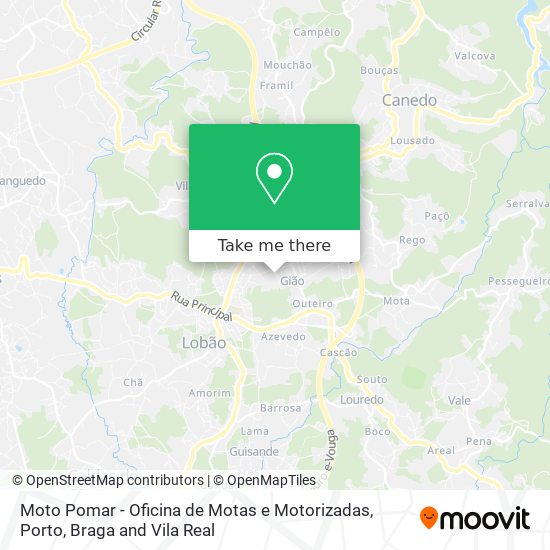 Moto Pomar - Oficina de Motas e Motorizadas map