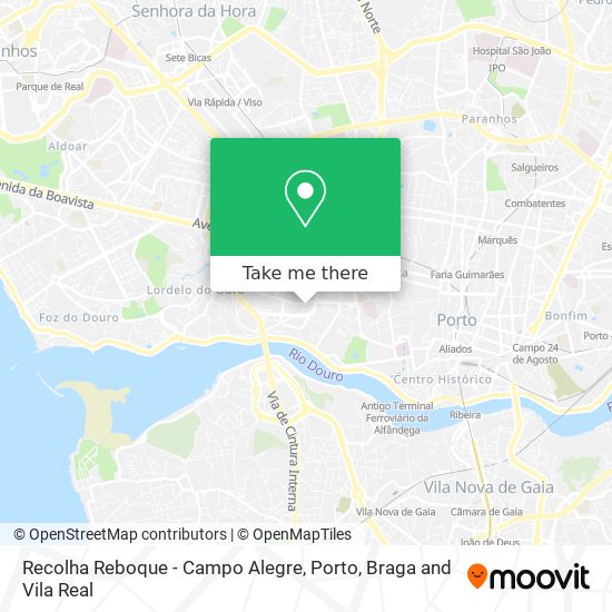 Recolha Reboque - Campo Alegre map