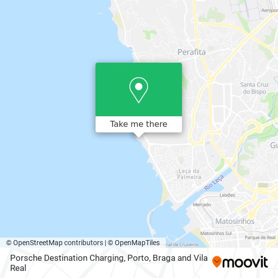 Porsche Destination Charging map