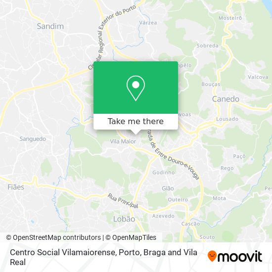 Centro Social Vilamaiorense map