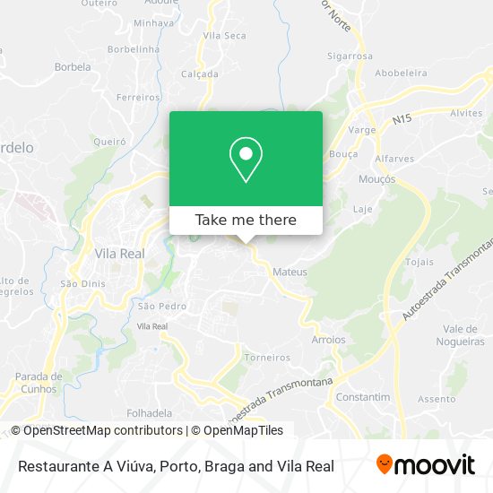 Restaurante A Viúva mapa