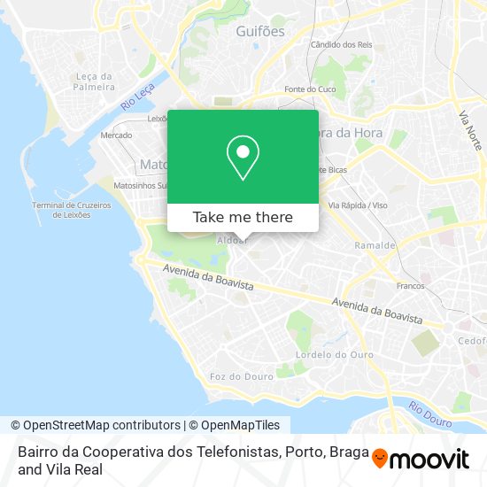 Bairro da Cooperativa dos Telefonistas map