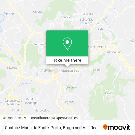 Chafariz Maria da Fonte map