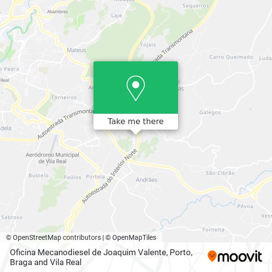 Oficina Mecanodiesel de Joaquim Valente map