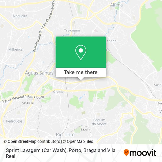 Sprint Lavagem (Car Wash) map