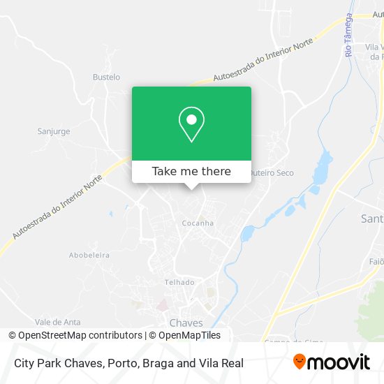 City Park Chaves map
