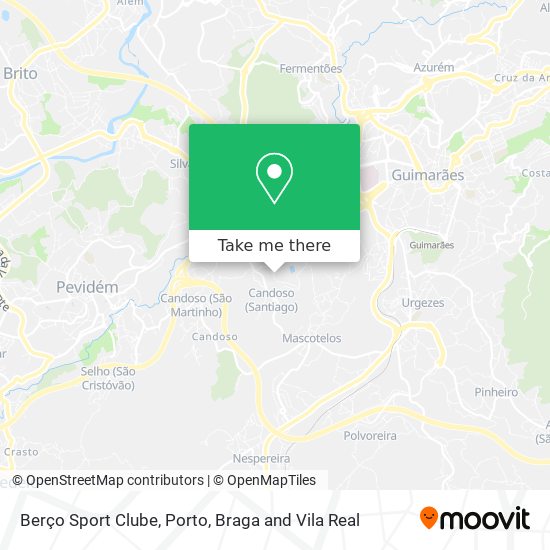 Berço Sport Clube mapa