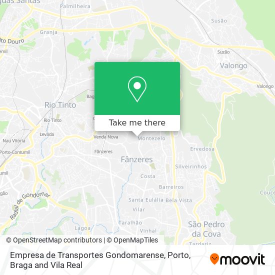 Empresa de Transportes Gondomarense map