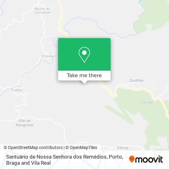 Santuário de Nossa Senhora dos Remédios map