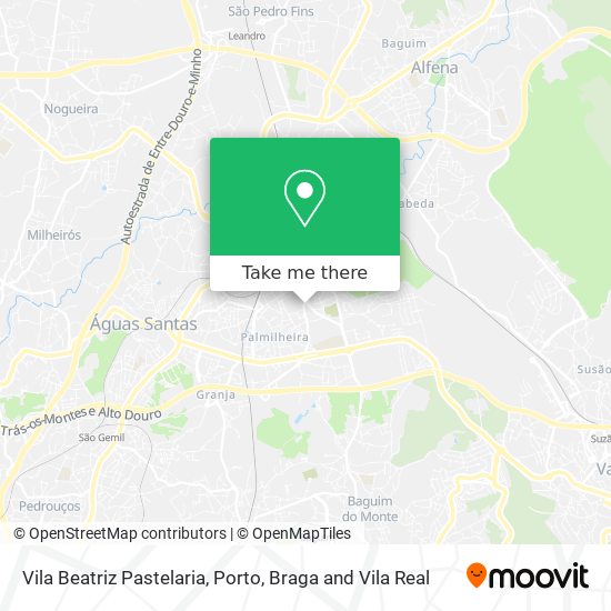 Vila Beatriz Pastelaria map
