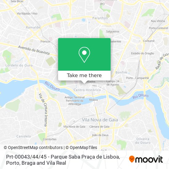 Prt-00043 / 44 / 45 - Parque Saba Praça de Lisboa map