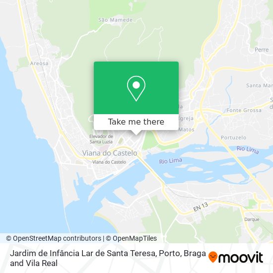Jardim de Infância Lar de Santa Teresa mapa