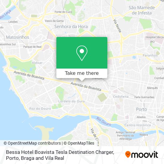 Bessa Hotel Boavista Tesla Destination Charger map