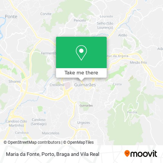 Maria da Fonte map