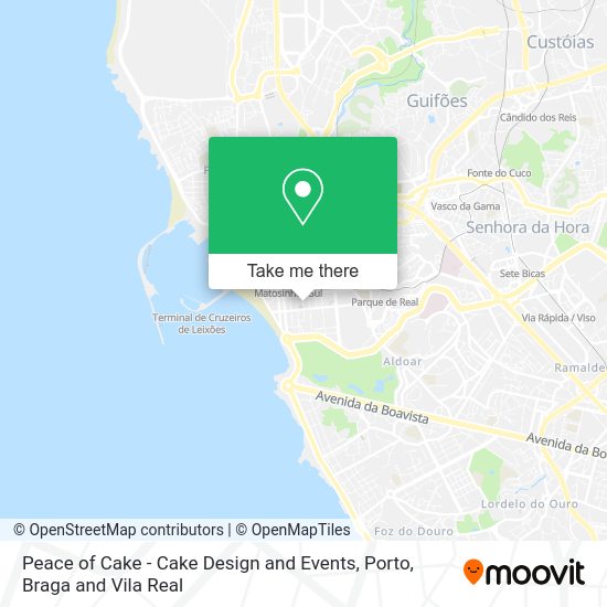 Peace of Cake - Cake Design and Events mapa