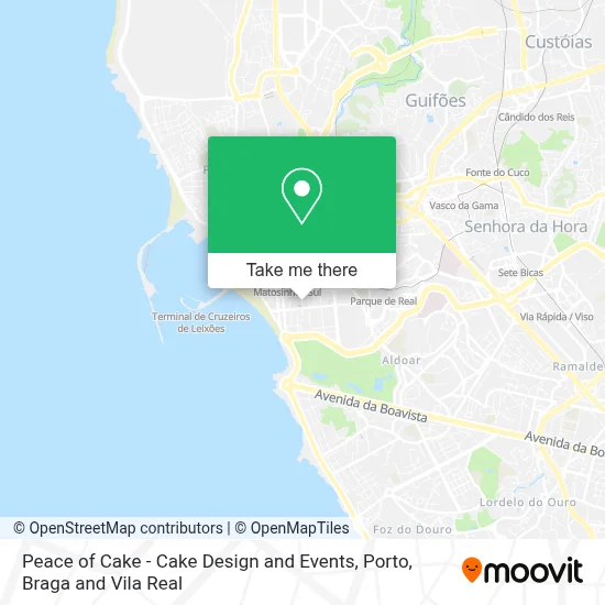 Peace of Cake - Cake Design and Events map