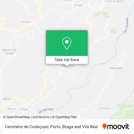 Cemitério de Codeçoso map