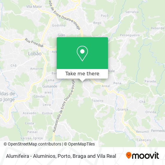 Alumifeira - Alumínios map
