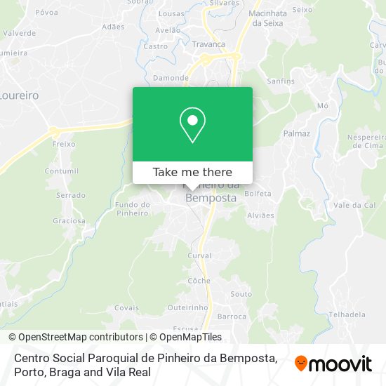 Centro Social Paroquial de Pinheiro da Bemposta map