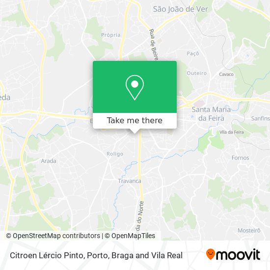 Citroen Lércio Pinto mapa