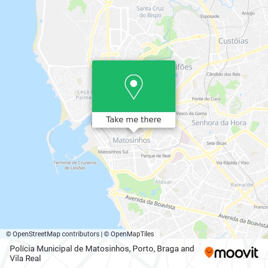 Polícia Municipal de Matosinhos map