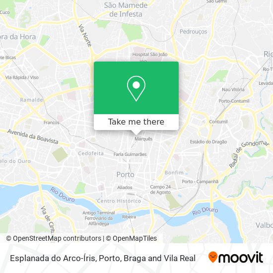 Esplanada do Arco-Íris map