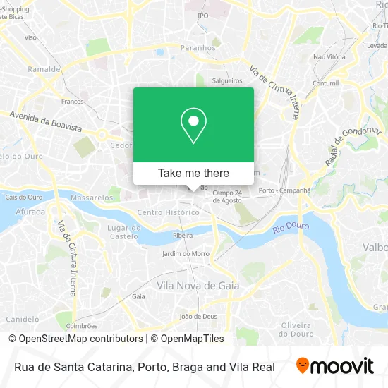 Rua de Santa Catarina map