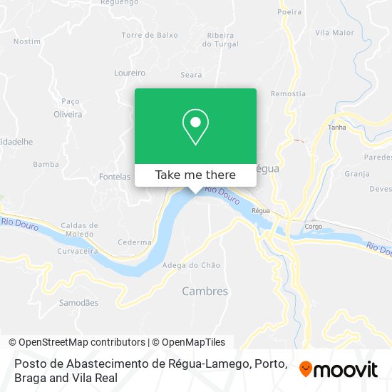 Posto de Abastecimento de Régua-Lamego map