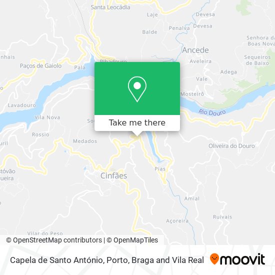 Capela de Santo António map