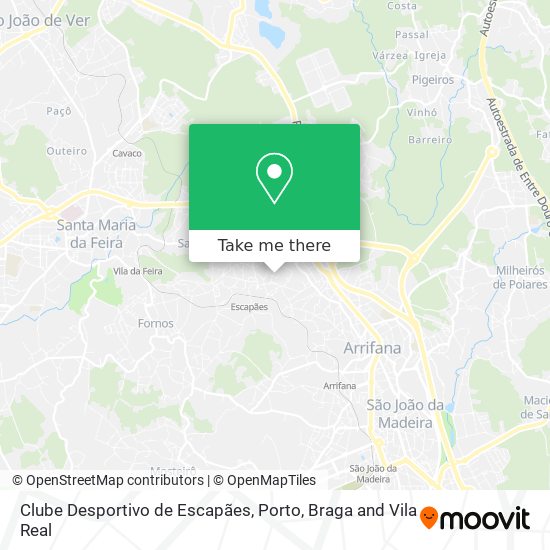 Clube Desportivo de Escapães map