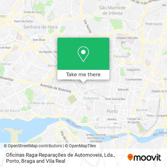 Oficinas Raga-Reparações de Automoveis, Lda. mapa