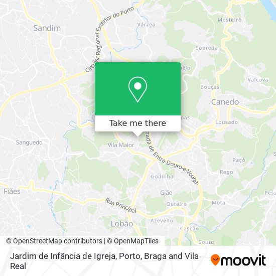 Jardim de Infância de Igreja map