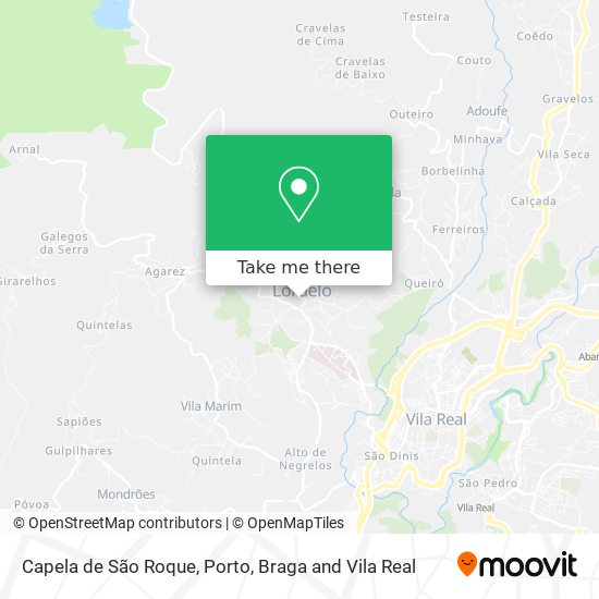 Capela de São Roque map