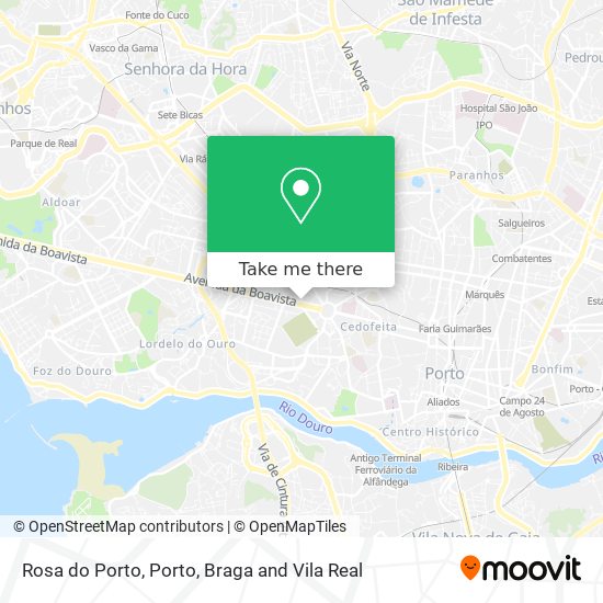 Rosa do Porto map