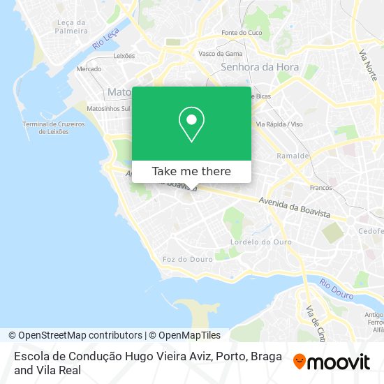 Escola de Condução Hugo Vieira Aviz map