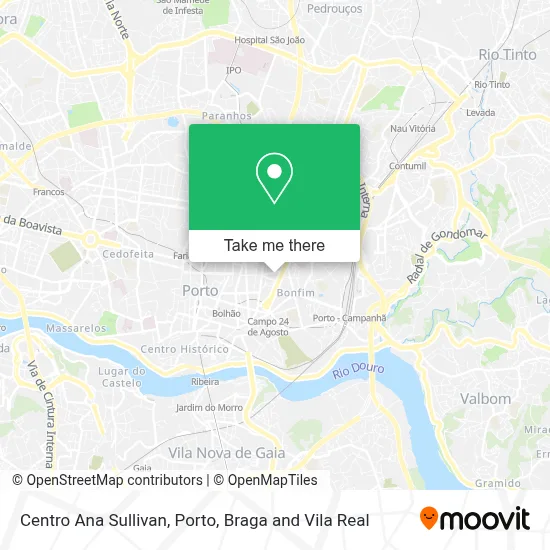 Centro Ana Sullivan map