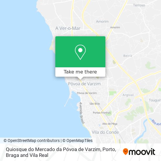 Quiosque do Mercado da Póvoa de Varzim map