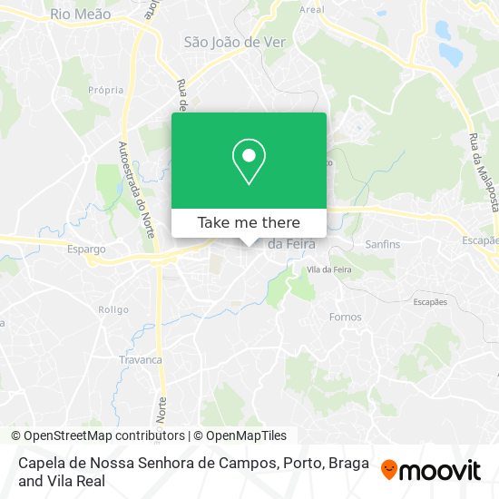 Capela de Nossa Senhora de Campos map