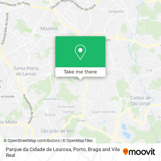 Parque da Cidade de Lourosa mapa