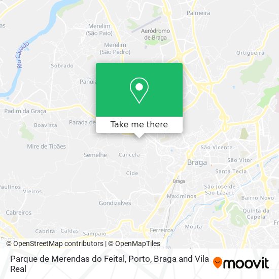 Parque de Merendas do Feital map
