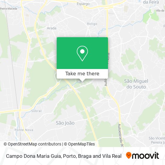 Campo Dona Maria Guia map