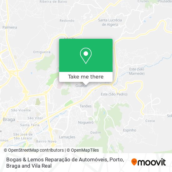 Bogas & Lemos Reparação de Automóveis map