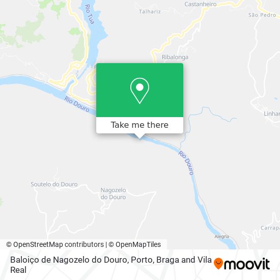 Baloiço de Nagozelo do Douro map