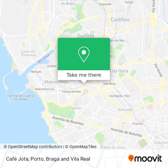 Café Jota map