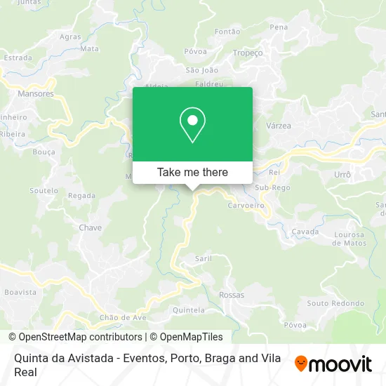 Quinta da Avistada - Eventos map