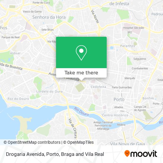 Drogaria Avenida mapa