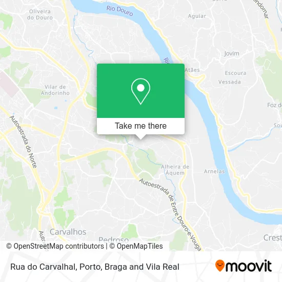 Rua do Carvalhal map