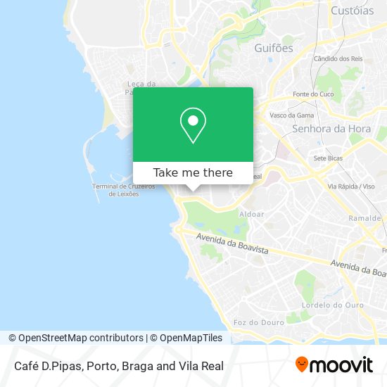 Café D.Pipas mapa