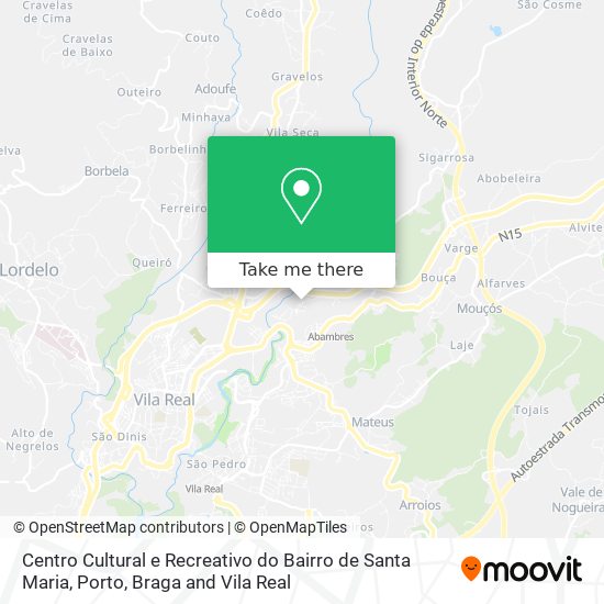 Centro Cultural e Recreativo do Bairro de Santa Maria map